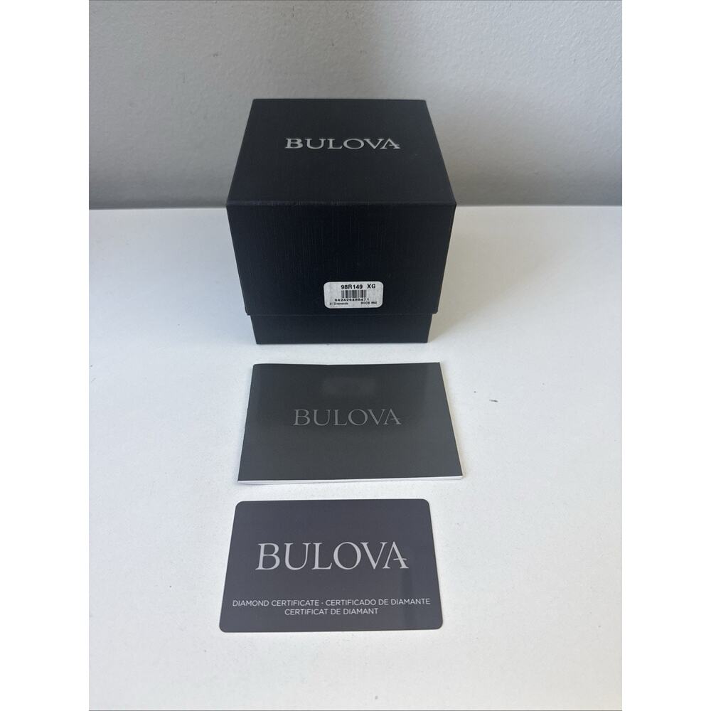 Bulova - Original Watch Box, Container BOX ONLY And Papers